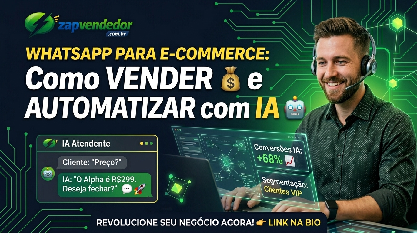 WhatsApp para e-commerce: como vender e automatizar com IA