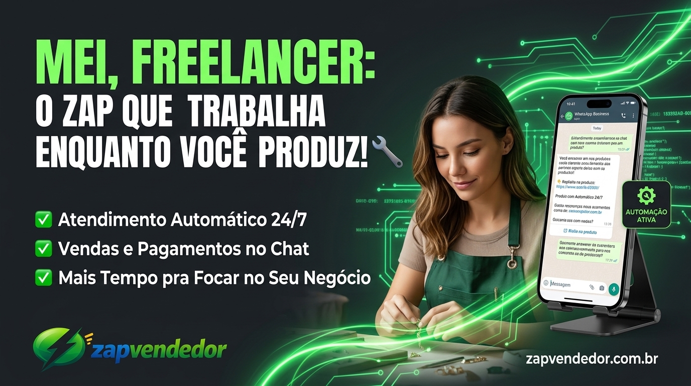 WhatsApp com automação para MEI e autônomos: venda sem parar de trabalhar